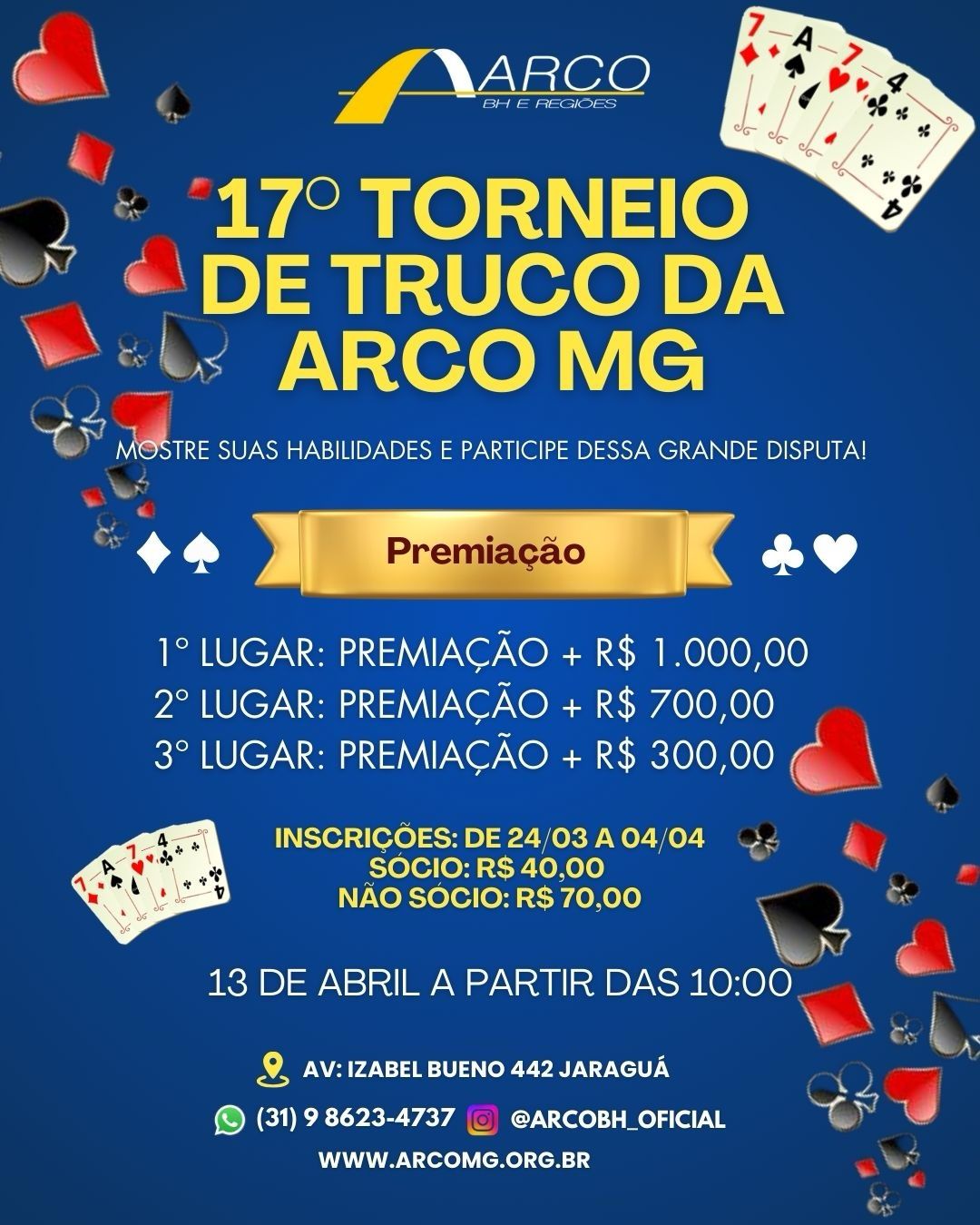 17 TORNEIO DE TRUCO DA ARCO/MG
