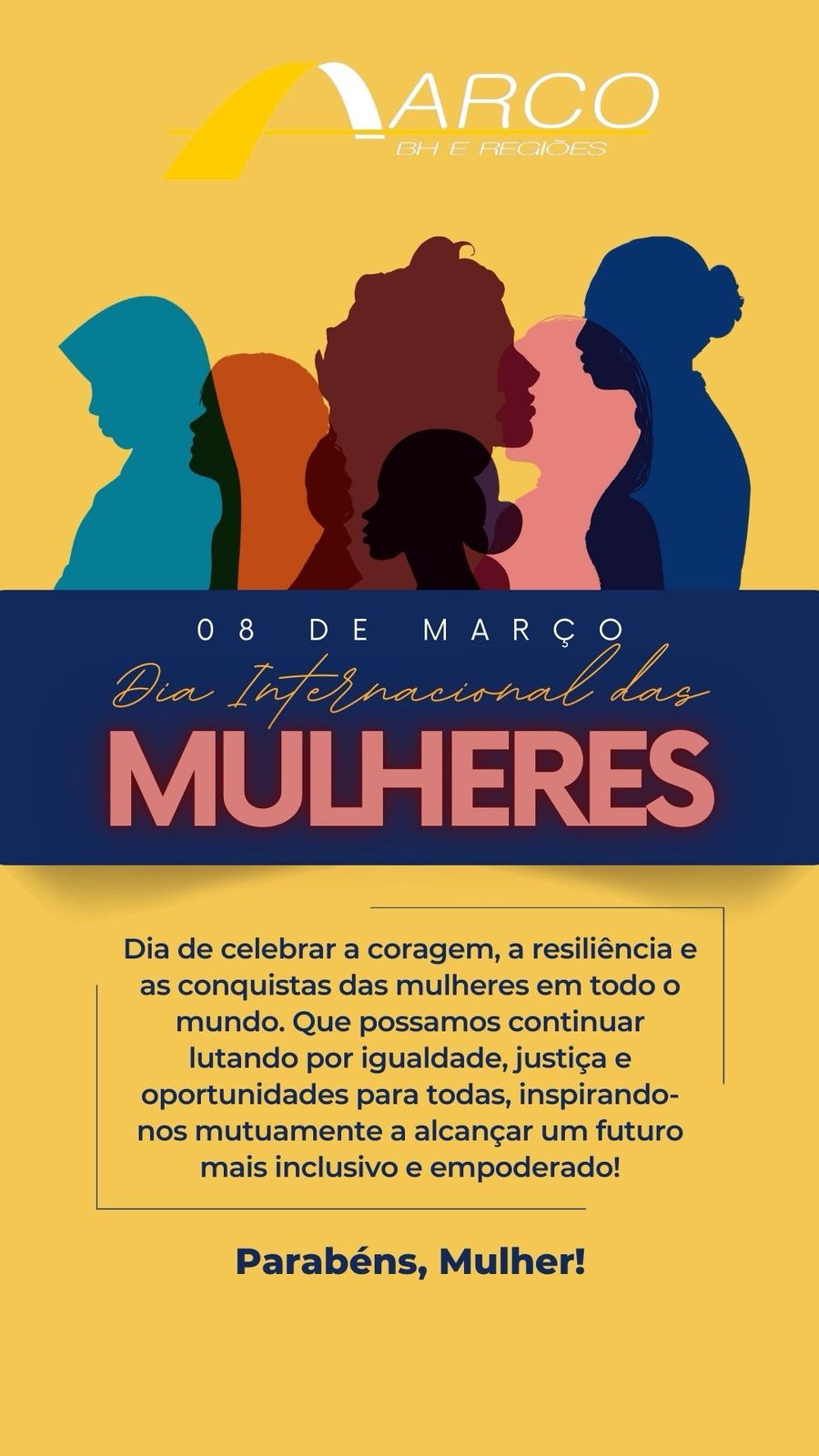 DIA INTERNACIONAL DA MULHER!