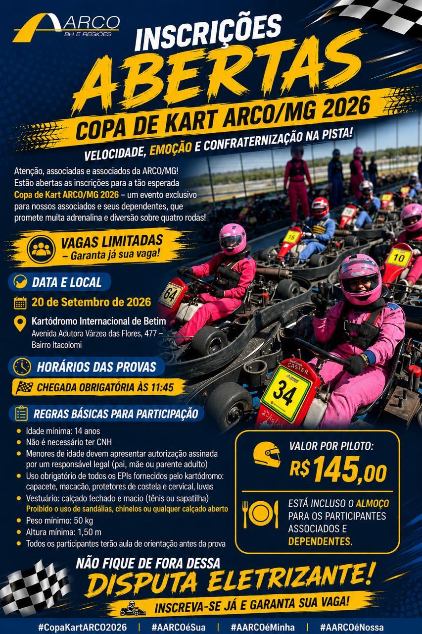 COPA DE KART ARCO/MG 2026