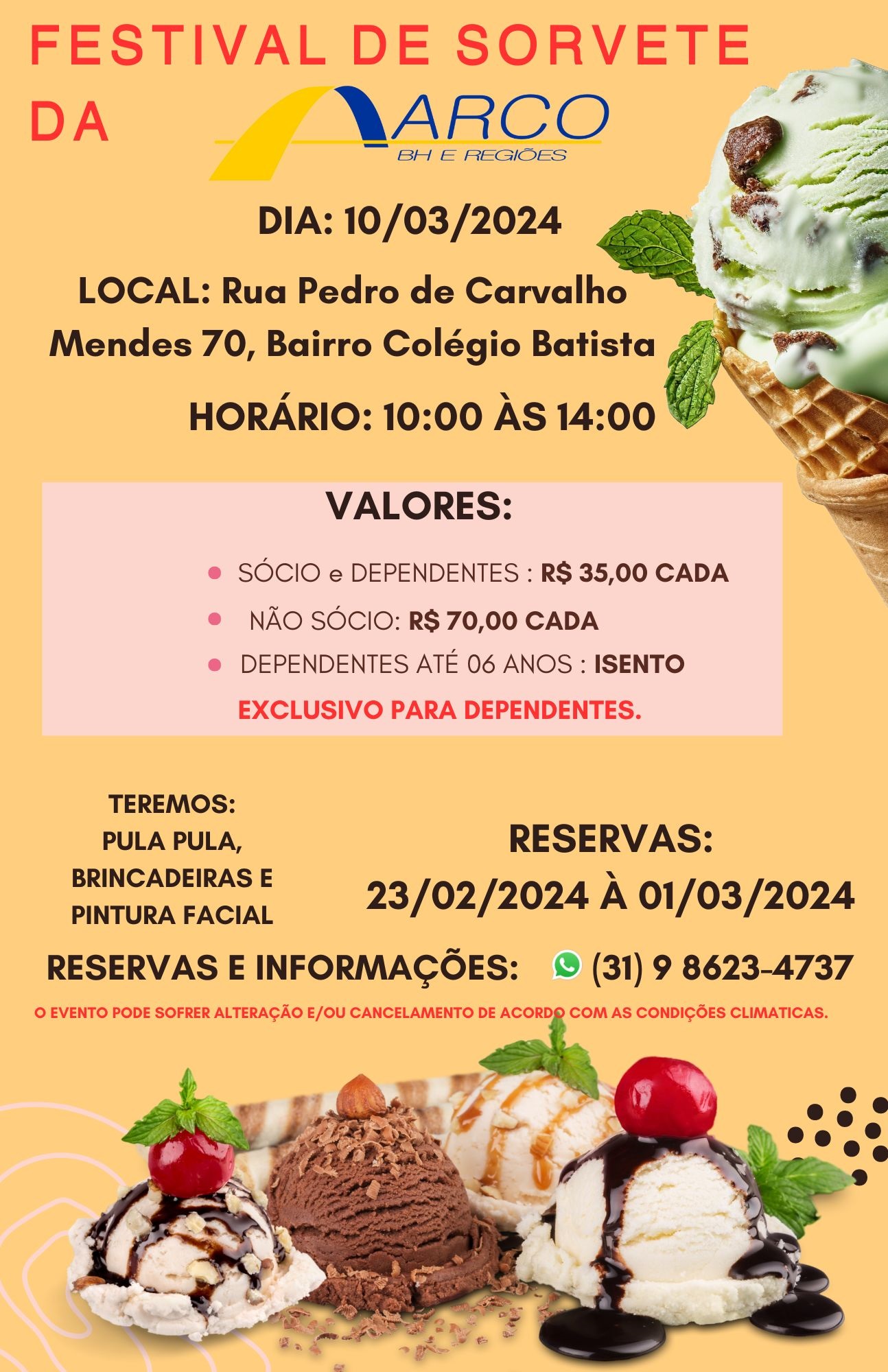 FESTIVAL DE SORVETE DA ARCO 2024