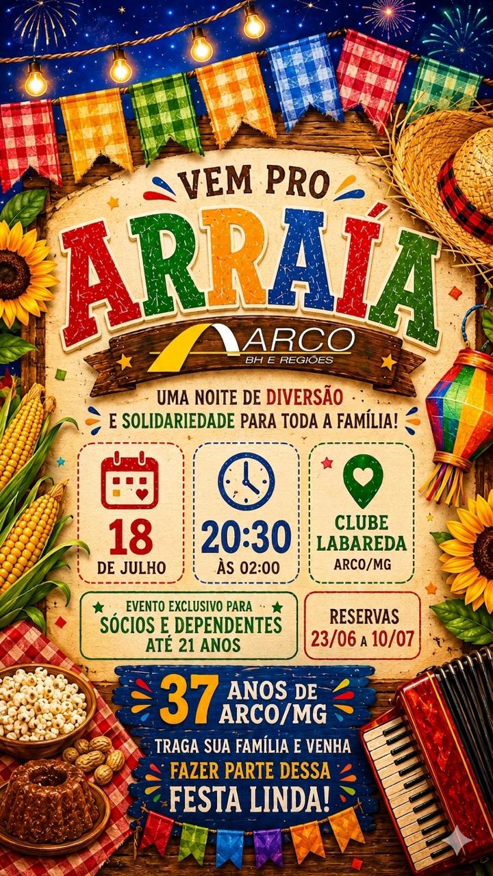 ARRAI� DA ARCO/MG ANIVERSARIO DE 37 ANOS